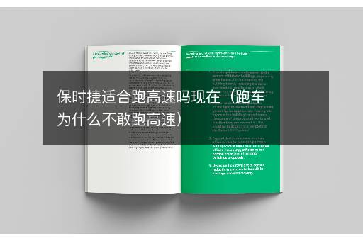 保时捷适合跑高速吗现在（跑车为什么不敢跑高速）