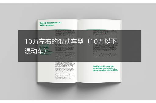 10万左右的混动车型（10万以下混动车）