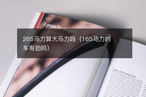 265马力算大马力吗（165马力的车有劲吗）