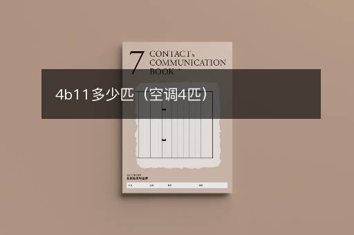 4b11多少匹（空调4匹）